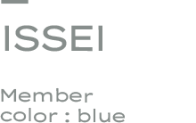 ISSEI Member color: blue
