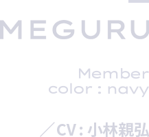 MEGURU Member color: navy